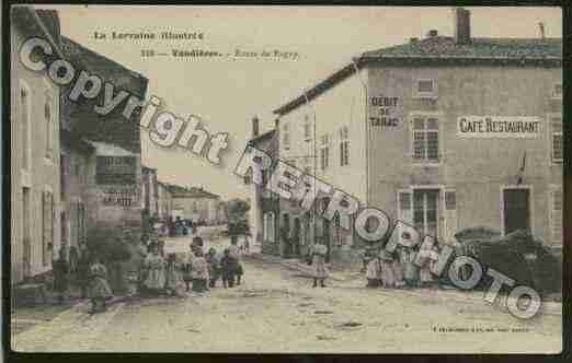 Ville de VANDIERES Carte postale ancienne