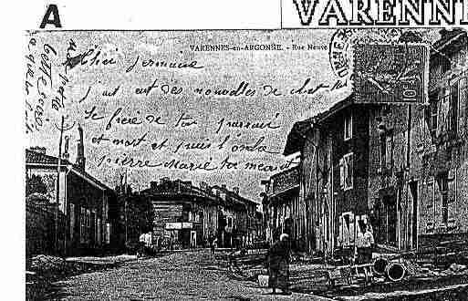 Ville de VARENNESENARGONNE Carte postale ancienne