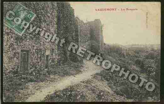 Ville de VAUDEMONT Carte postale ancienne