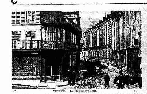 Ville de VERDUN Carte postale ancienne