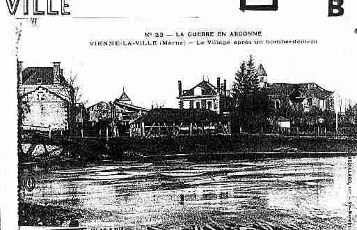 Ville de VIENNELAVILLE Carte postale ancienne