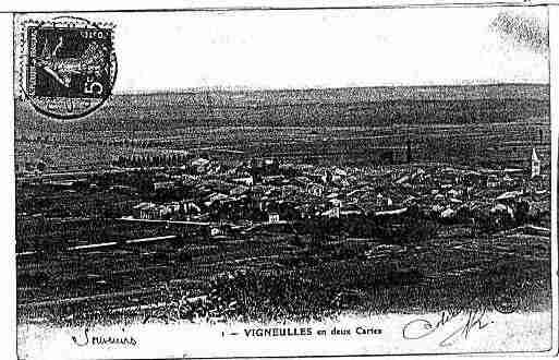 Ville de VIGNEULLESLESHATTONCHATEL Carte postale ancienne