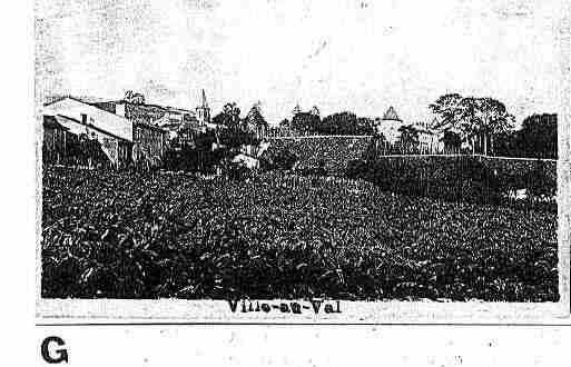 Ville de VILLEAUVAL Carte postale ancienne