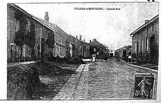 Ville de VILLERSLAMONTAGNE Carte postale ancienne