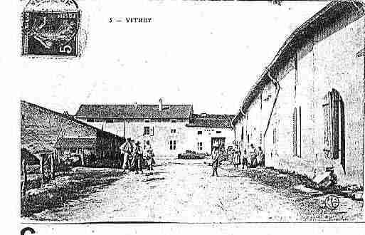 Ville de VITREY Carte postale ancienne