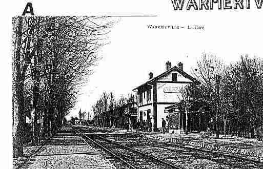 Ville de WARMERIVILLE Carte postale ancienne