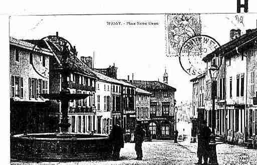 Ville de WASSY Carte postale ancienne