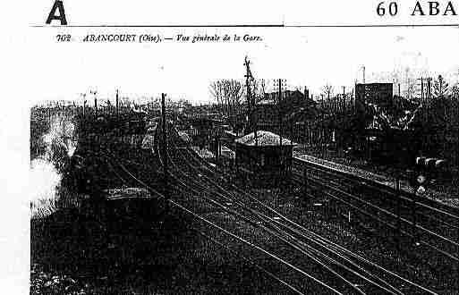 Ville de ABANCOURT Carte postale ancienne