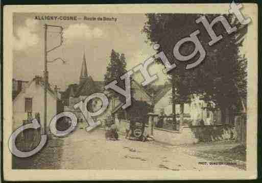 Ville de ALLIGNYCOSNE Carte postale ancienne