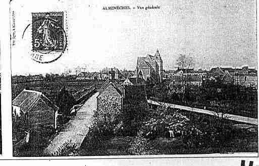 Ville de ALMENECHES Carte postale ancienne