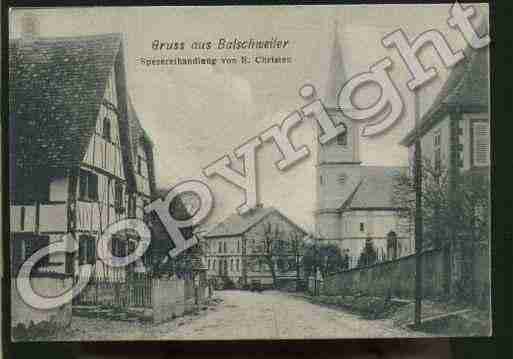 Ville de BALSCHWILLER Carte postale ancienne