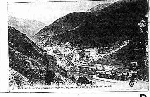 Ville de BAREGES Carte postale ancienne