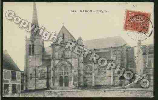 Ville de BARON Carte postale ancienne