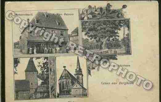 Ville de BERGHEIM Carte postale ancienne