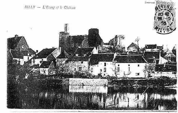 Ville de BILLYSUROISY Carte postale ancienne