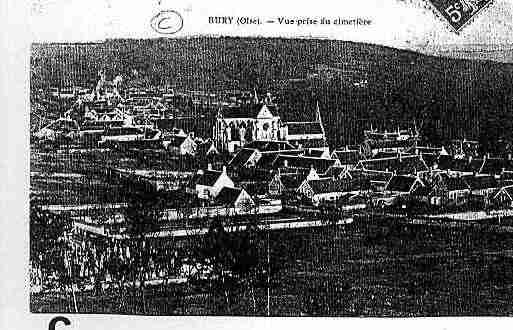 Ville de BURY Carte postale ancienne