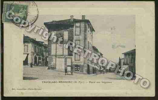 Ville de CASTELNAUMAGNOAC Carte postale ancienne