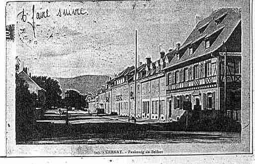 Ville de CERNAY Carte postale ancienne