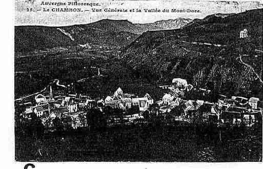 Ville de CHAMBONSURLAC Carte postale ancienne