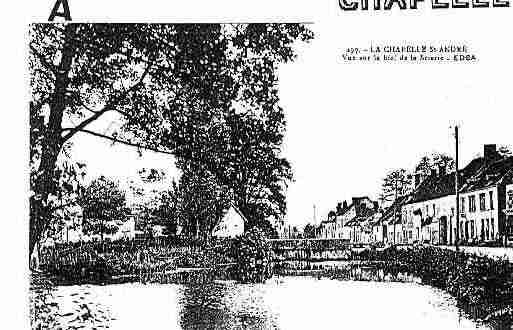 Ville de CHAPELLESAINTANDRE(LA) Carte postale ancienne