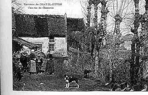 Ville de CHATELGUYON Carte postale ancienne