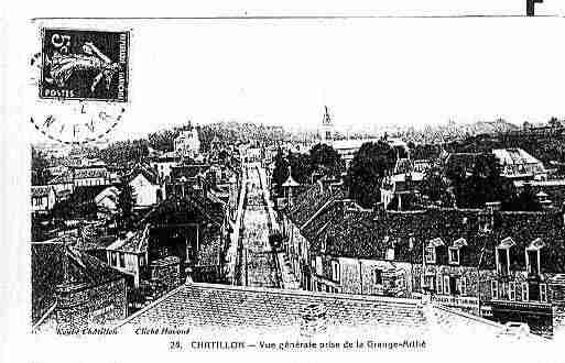 Ville de CHATILLONENBAZOIS Carte postale ancienne