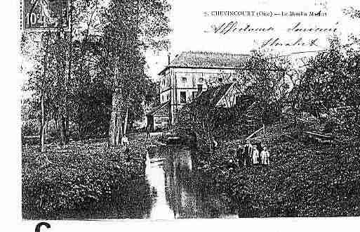 Ville de CHEVINCOURT Carte postale ancienne