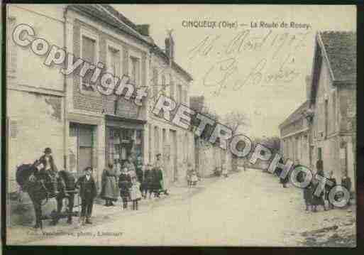 Ville de CINQUEUX Carte postale ancienne