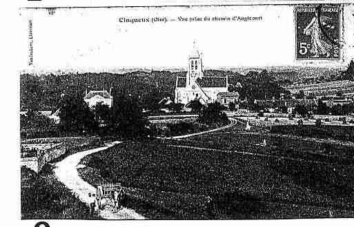 Ville de CINQUEUX Carte postale ancienne