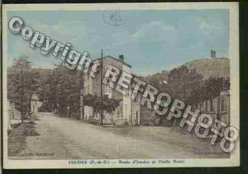 Ville de COUDES Carte postale ancienne