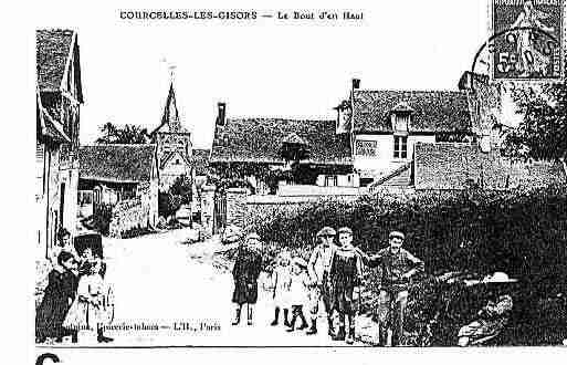Ville de COURCELLESLESGISORS Carte postale ancienne