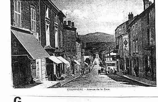 Ville de COURPIERE Carte postale ancienne