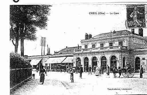 Ville de CREIL Carte postale ancienne