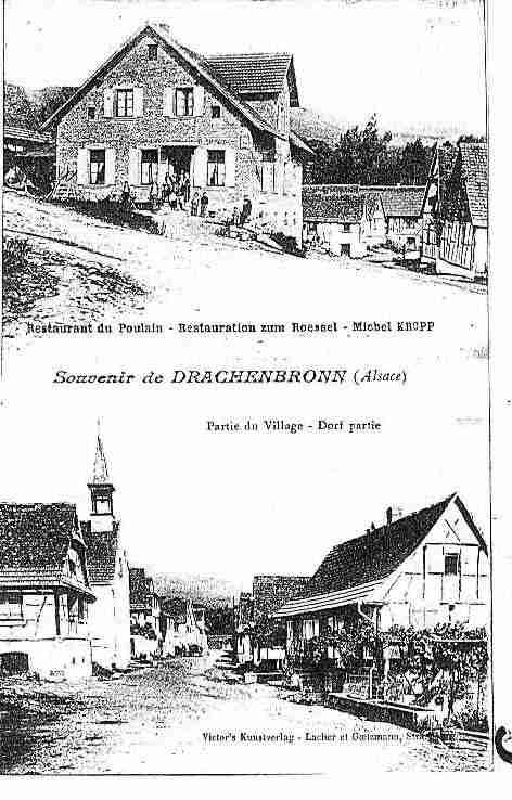 Ville de DRACHENBRONNBIRLENBACH Carte postale ancienne