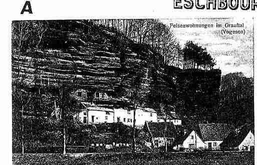 Ville de ESCHBOURG Carte postale ancienne