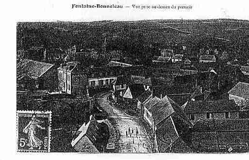 Ville de FONTAINEBONNELEAU Carte postale ancienne