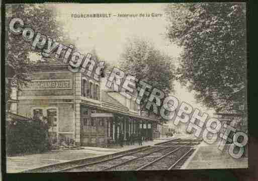 Ville de FOURCHAMBAULT Carte postale ancienne