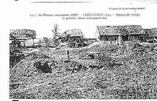 Ville de FRESNIERES Carte postale ancienne