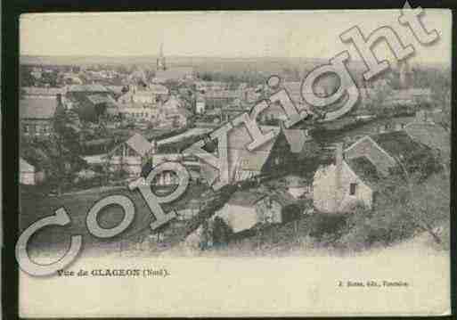 Ville de GLAGEON Carte postale ancienne