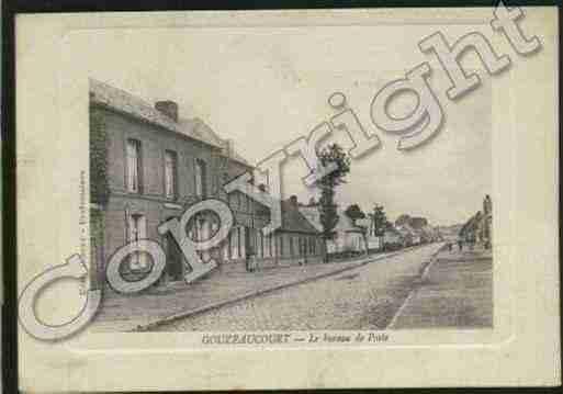 Ville de GOUZEAUCOURT Carte postale ancienne