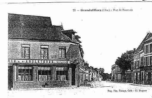 Ville de GRANDVILLIERS Carte postale ancienne