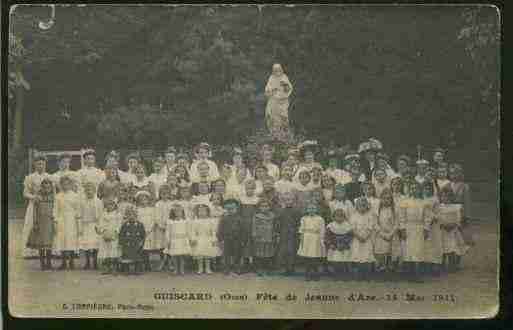 Ville de GUISCARD Carte postale ancienne