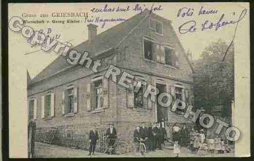 Ville de GUNDERSHOFFEN Carte postale ancienne