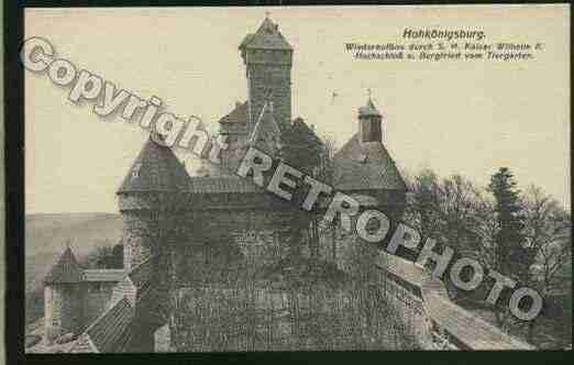 Ville de HAUTKOENIGSBOURG Carte postale ancienne
