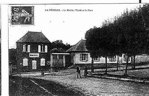 Ville de HERELLE(LA) Carte postale ancienne