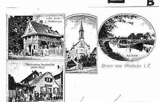 Ville de HOENHEIM Carte postale ancienne