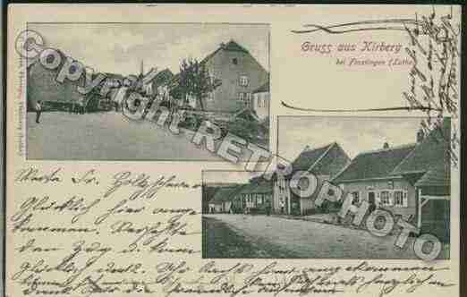 Ville de KIRRBERG Carte postale ancienne