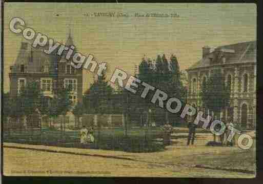 Ville de LASSIGNY Carte postale ancienne