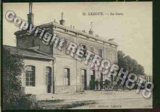 Ville de LEZOUX Carte postale ancienne