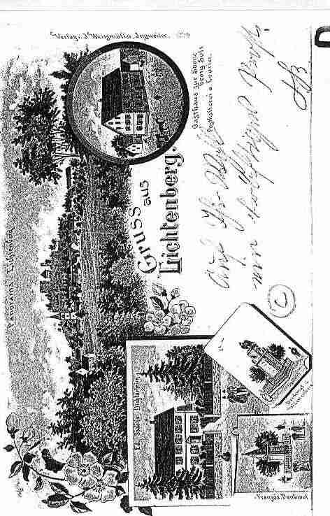 Ville de LICHTENBERG Carte postale ancienne